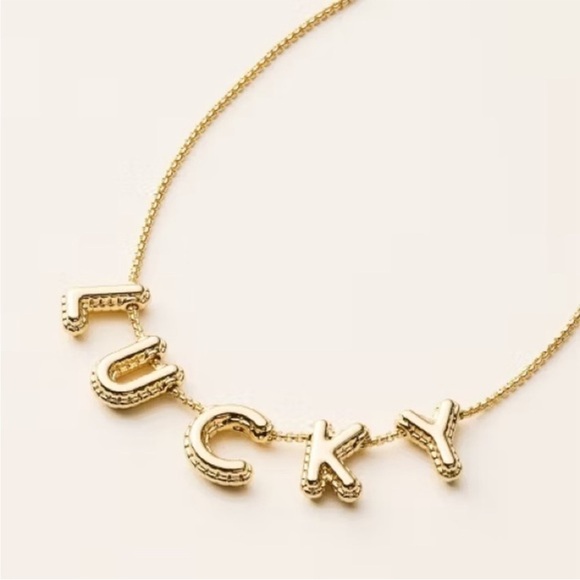 Kate Spade Lucky Bubble Gold Chain Necklace- kate spade new york x Target - NIB - Picture 3 of 6